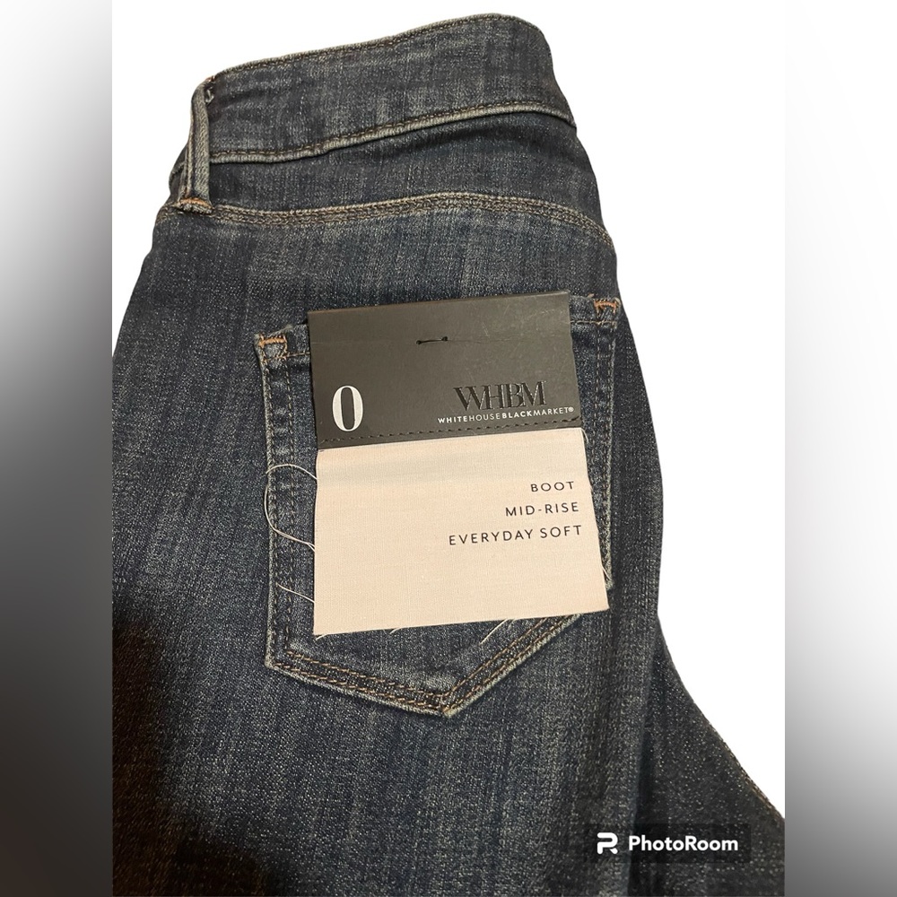 White House Black Market Mid Rise Bootcut Jeans